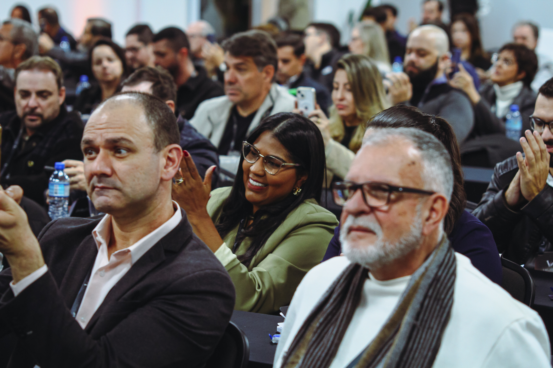 Networking premium em evento empresarial