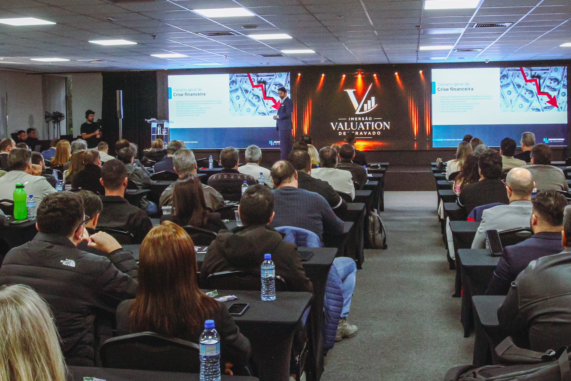 Networking premium em evento empresarial