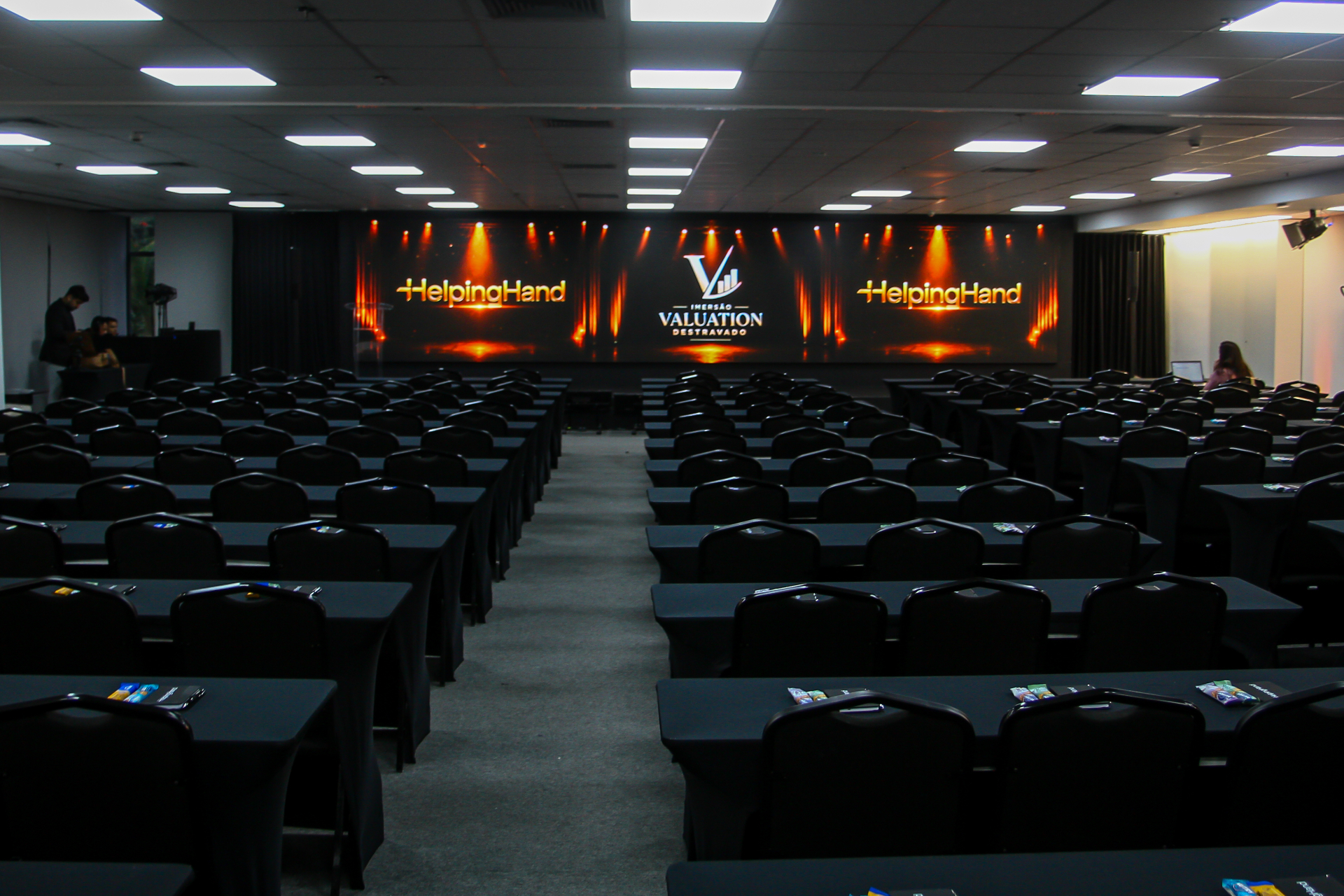 Networking premium em evento empresarial